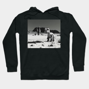 Pixelated T-Rex chrome Game no internet Hoodie